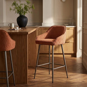 Sgabello Tessuto - Cairns Arancione