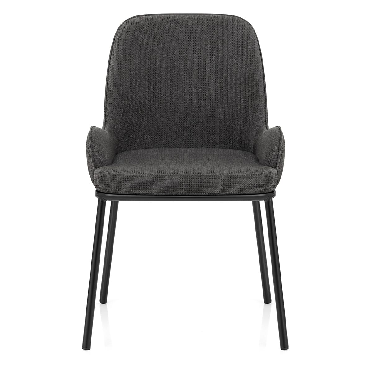 Sedia da Pranzo Stoffa - Cameo Grigio scuro