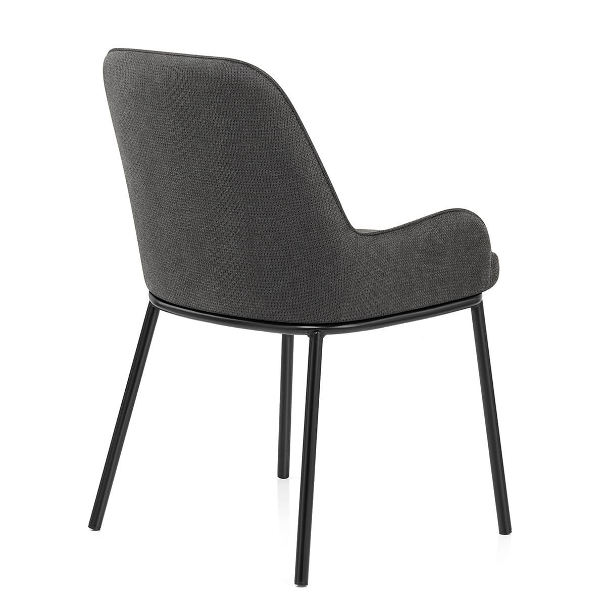 Sedia da Pranzo Stoffa - Cameo Grigio scuro