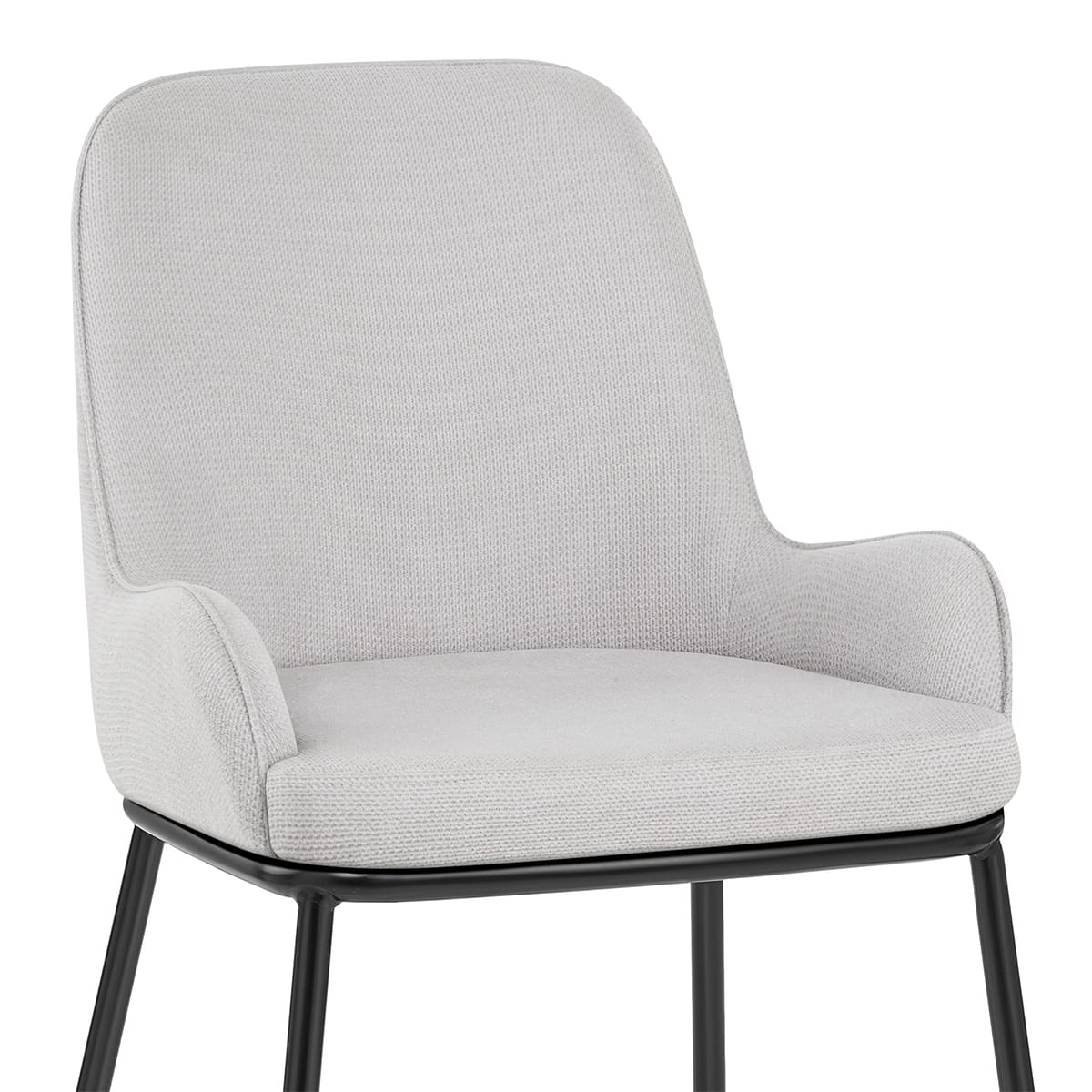 Sedia da Pranzo Stoffa - Cameo Grigio