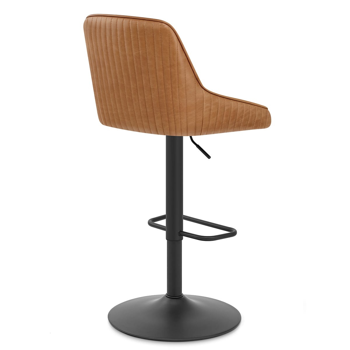 Sgabello Vera Pelle - Canberra Marrone