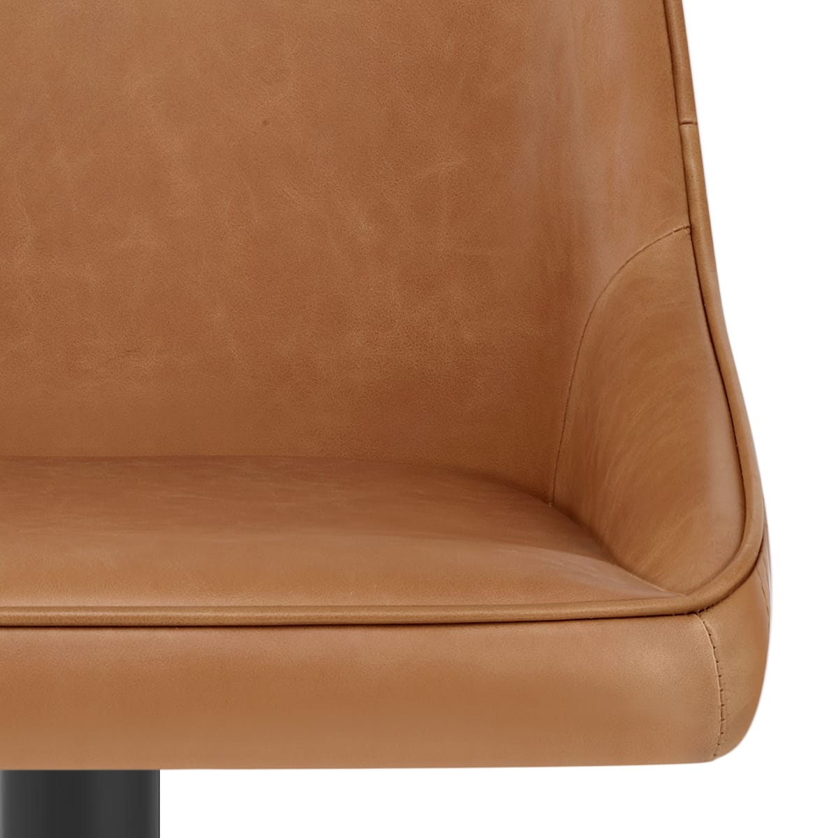 Sgabello Vera Pelle - Canberra Marrone