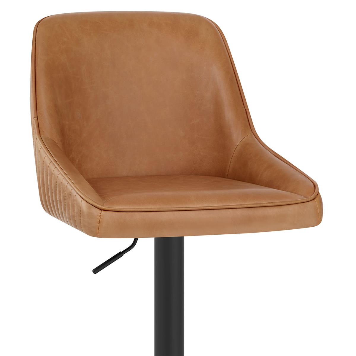 Sgabello Vera Pelle - Canberra Marrone