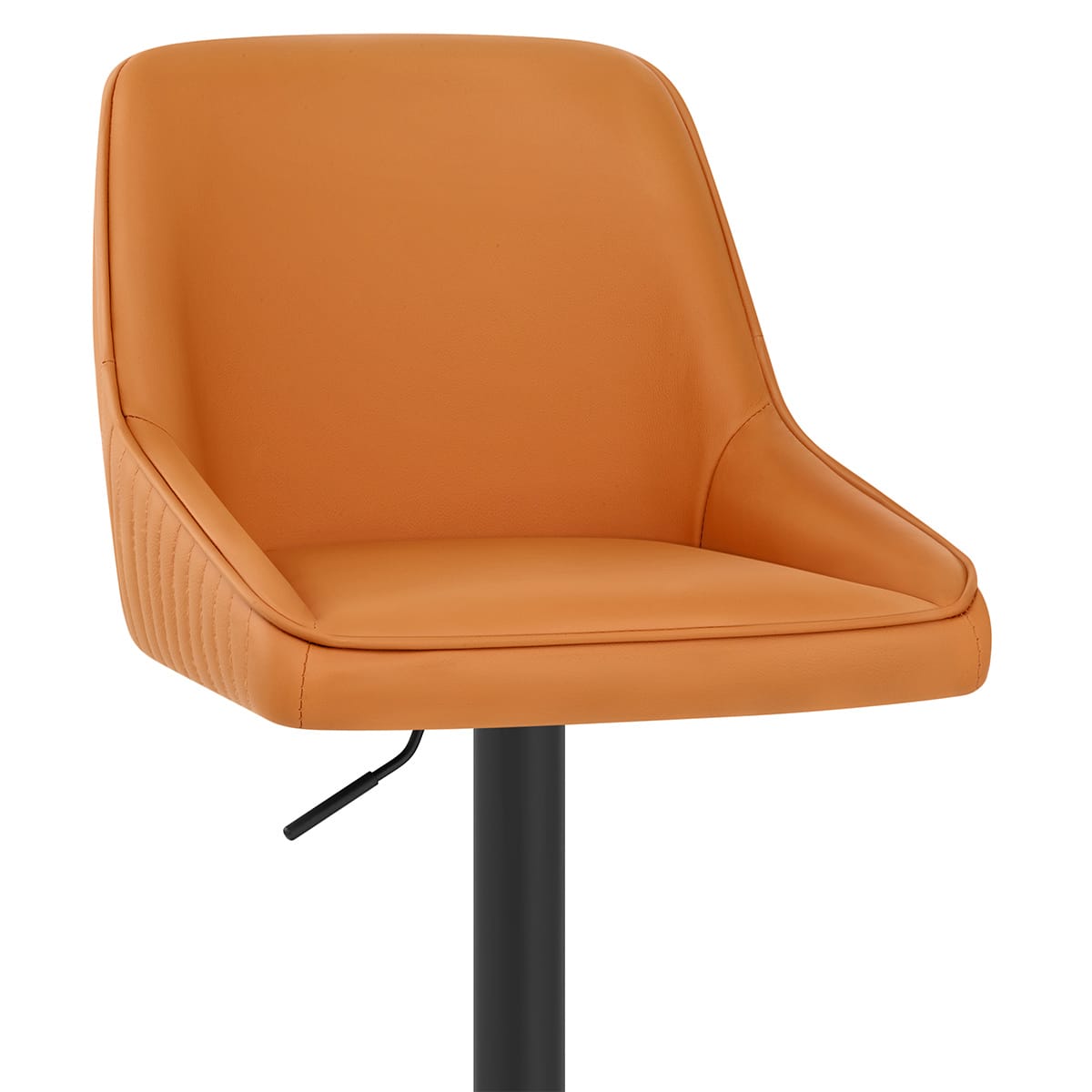 Sgabello Vera Pelle - Canberra Arancione