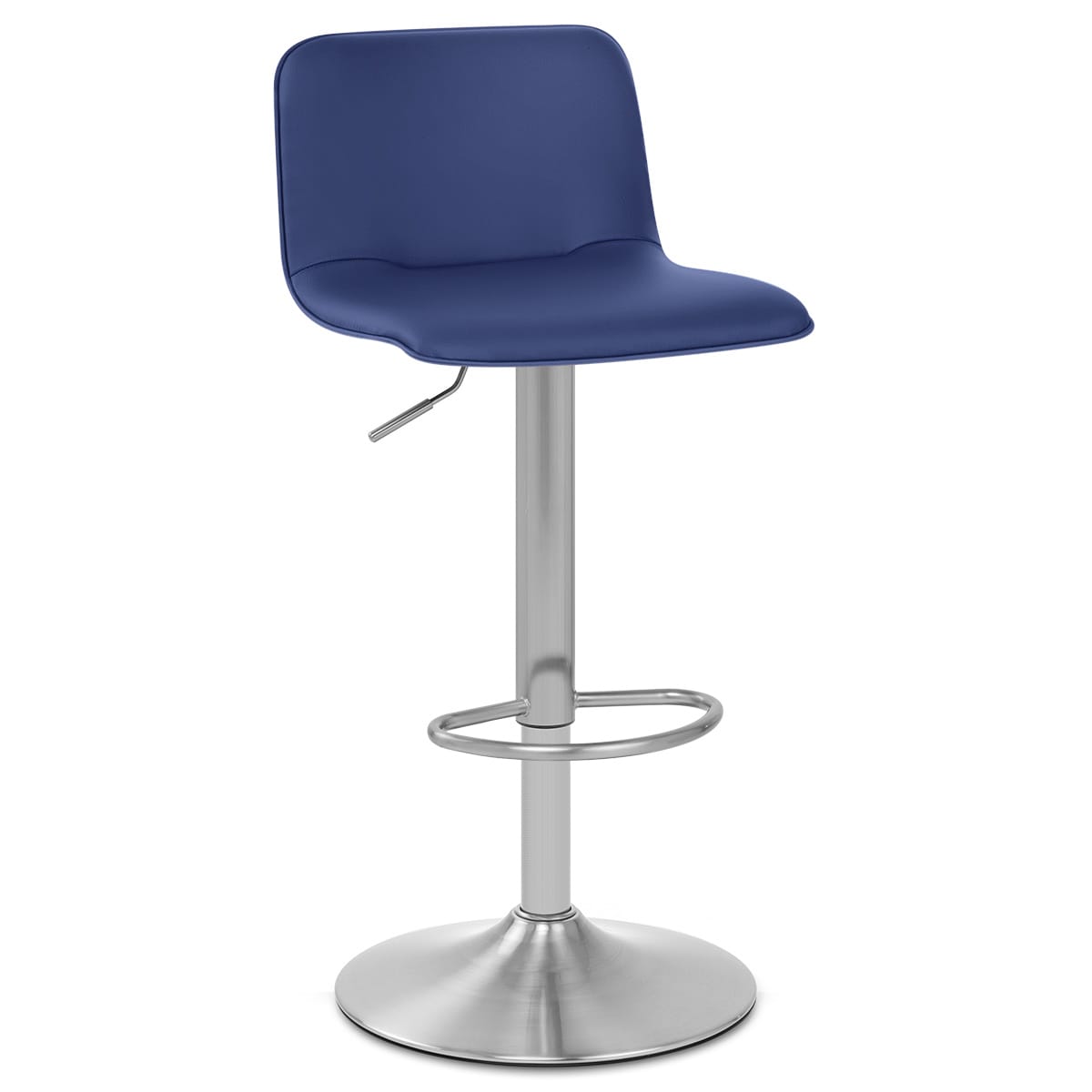 Sgabello Ecopelle Satinato - Cape Blu
