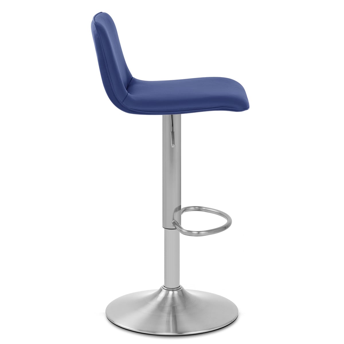 Sgabello Ecopelle Satinato - Cape Blu