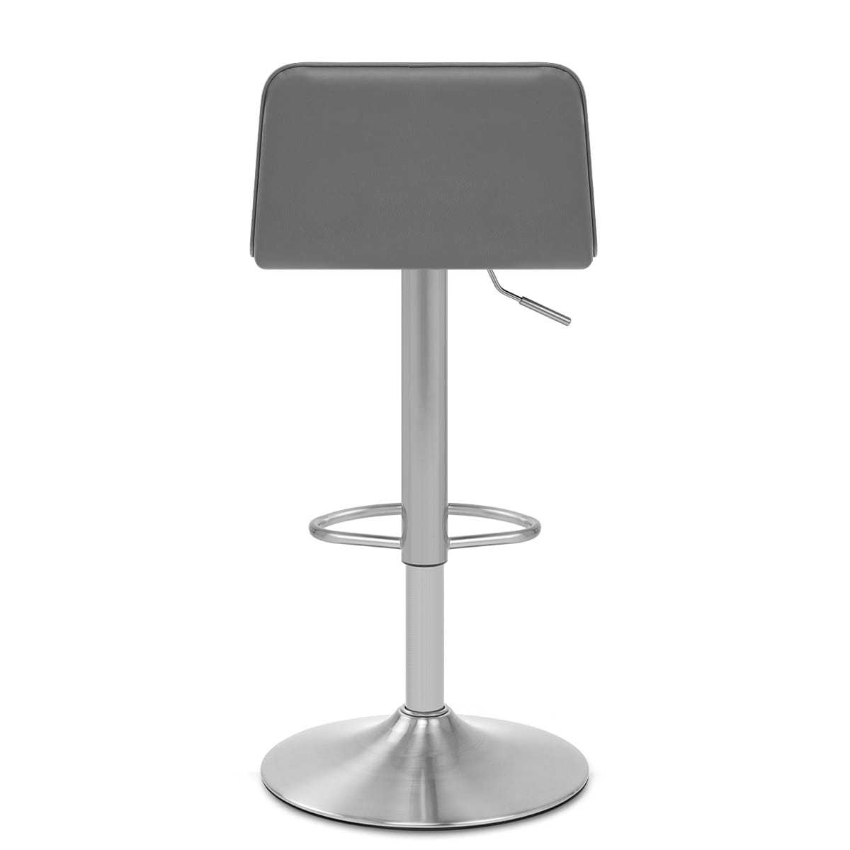 Sgabello Ecopelle Satinato - Cape Grigio