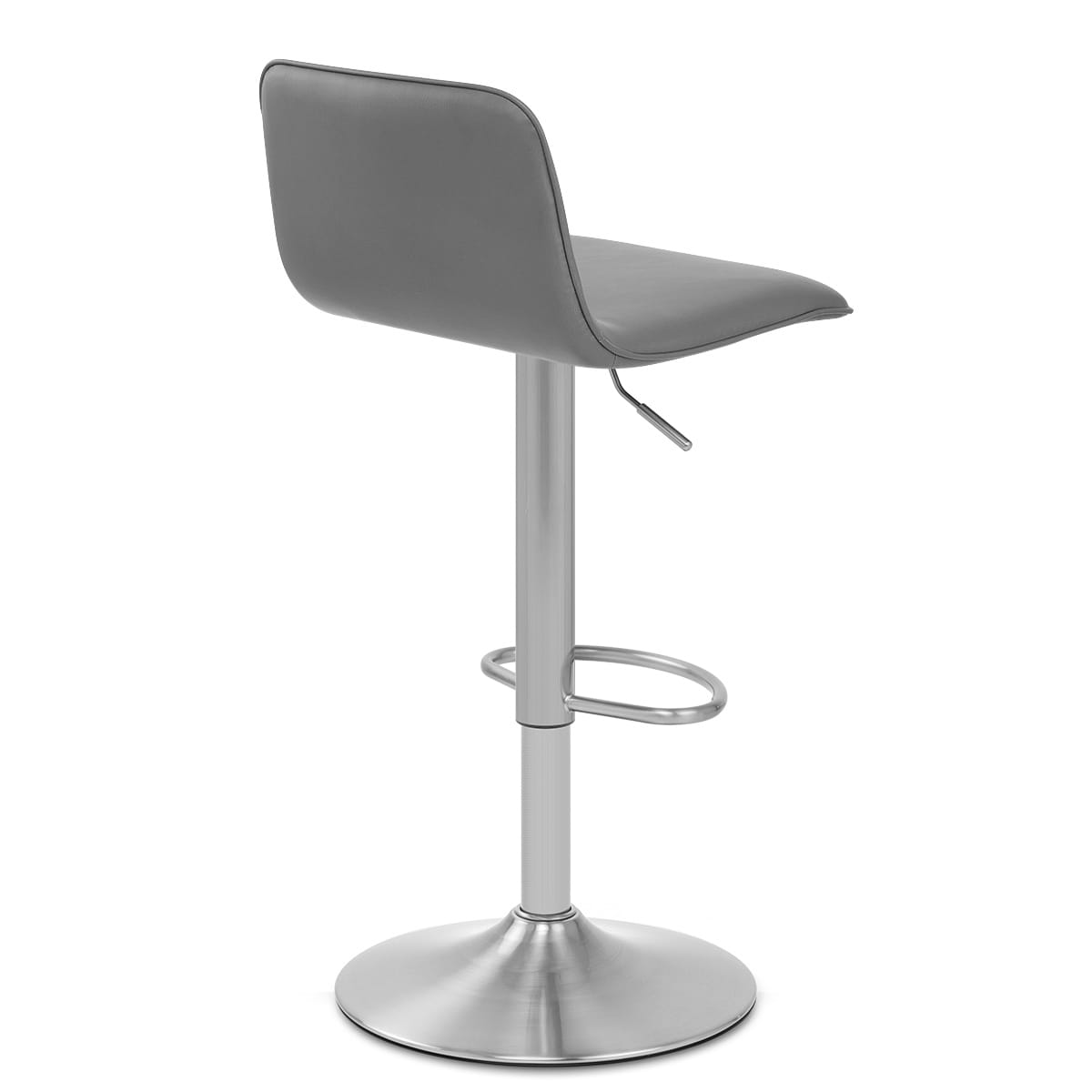 Sgabello Ecopelle Satinato - Cape Grigio