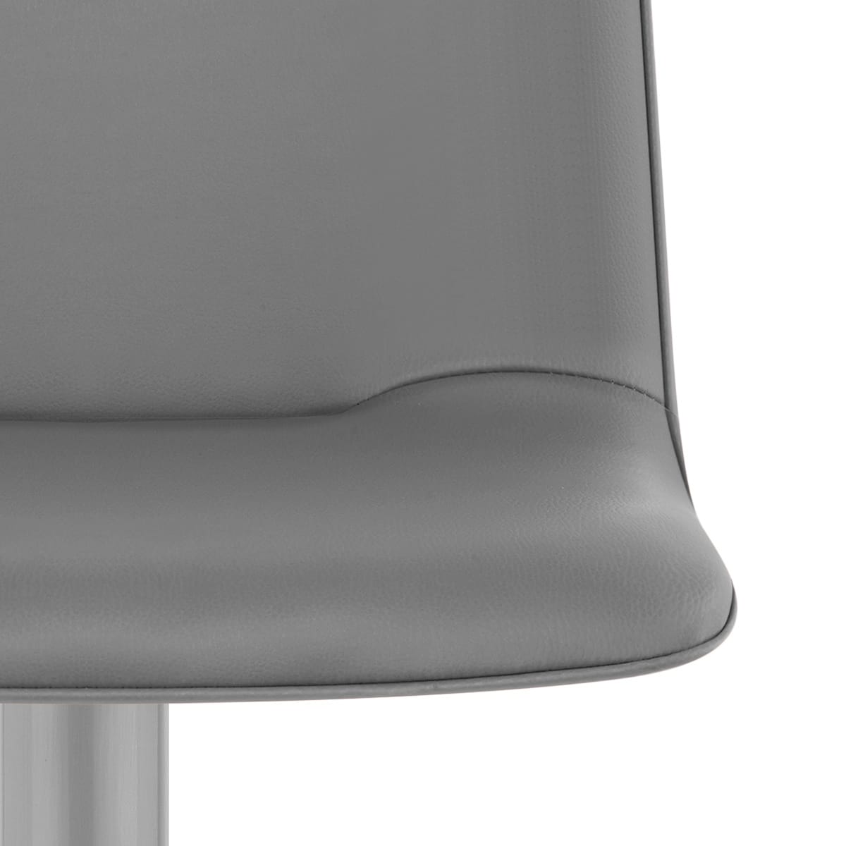 Sgabello Ecopelle Satinato - Cape Grigio