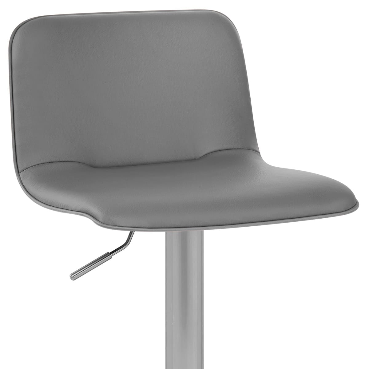 Sgabello Ecopelle Satinato - Cape Grigio