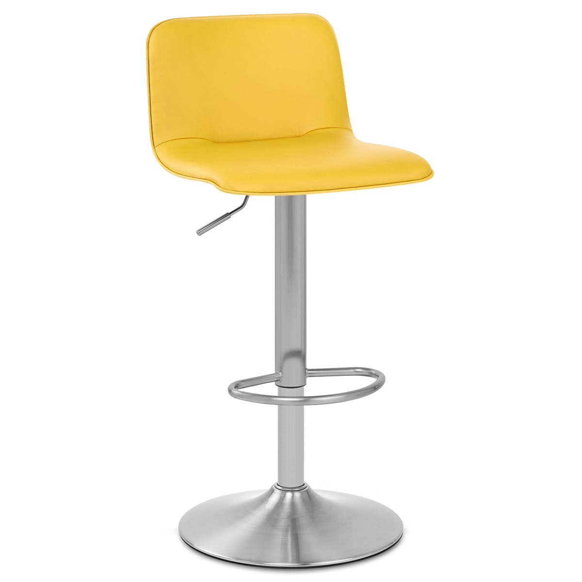Sgabello Ecopelle Satinato - Cape Giallo