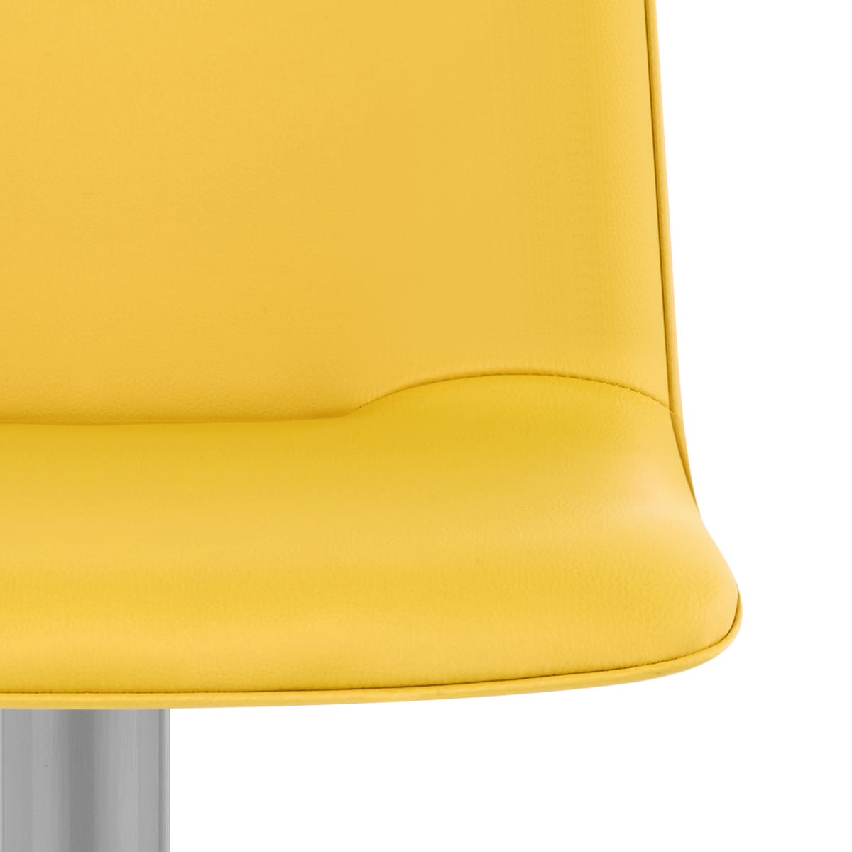 Sgabello Ecopelle Satinato - Cape Giallo