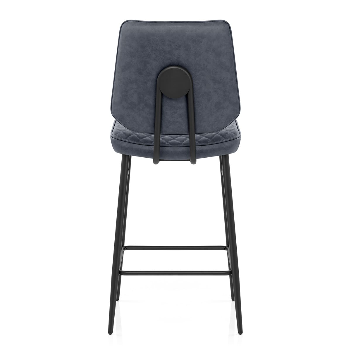 Sgabello Ecopelle - Caprice Blu