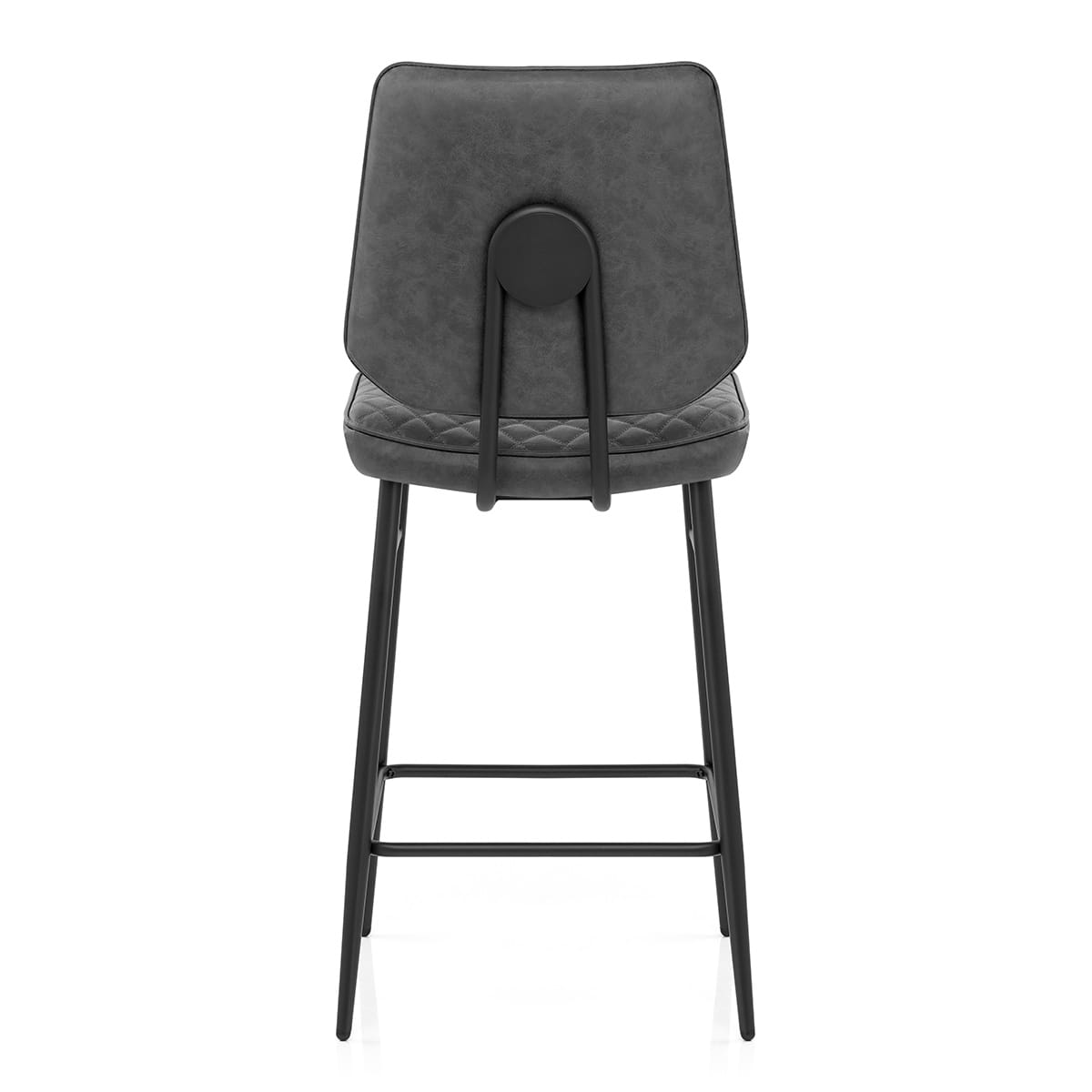 Sgabello Ecopelle - Caprice Grigio