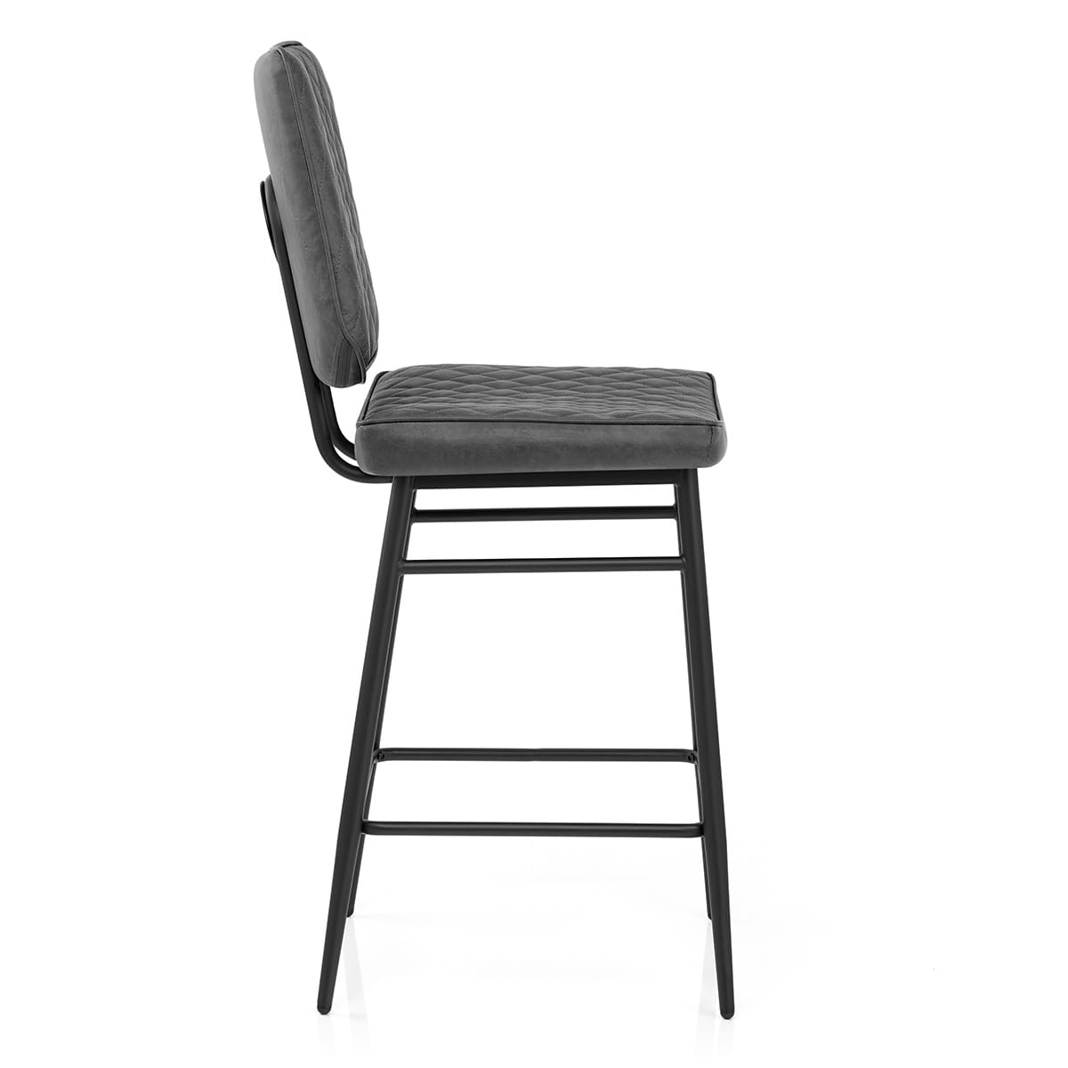 Sgabello Ecopelle - Caprice Grigio