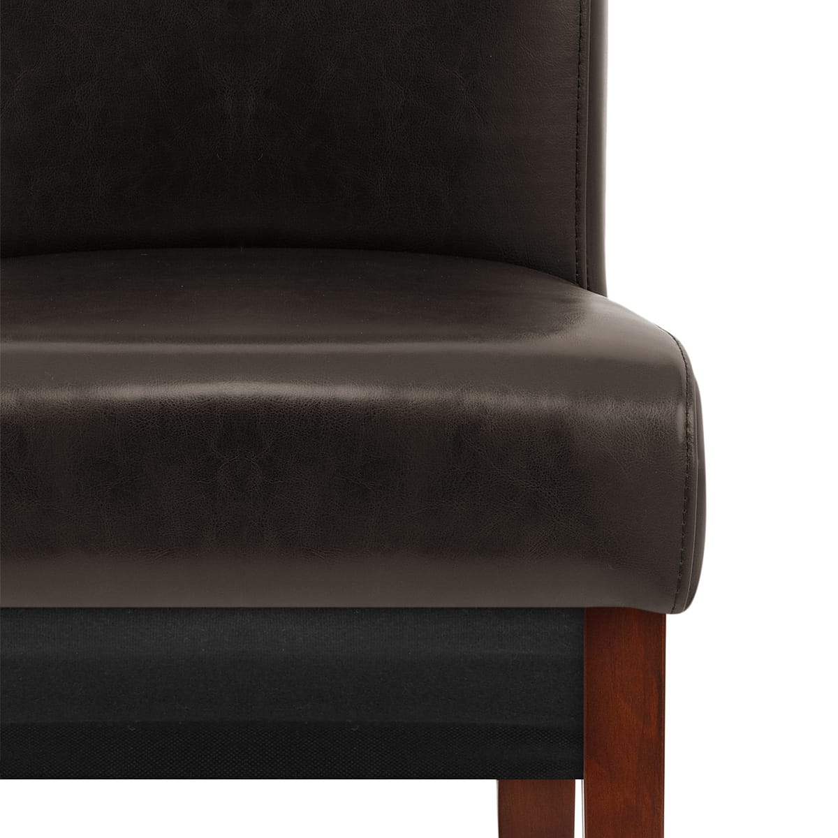 Sedia Pelle rigenerata Legno - Carlo Noce Marrone