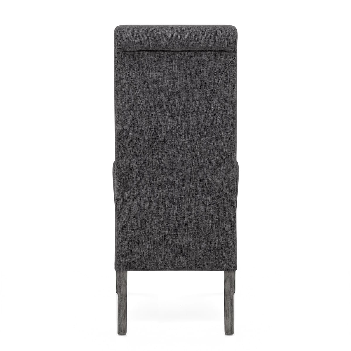 Sedia Tessuto Legno - Carlo Grigio Grigio