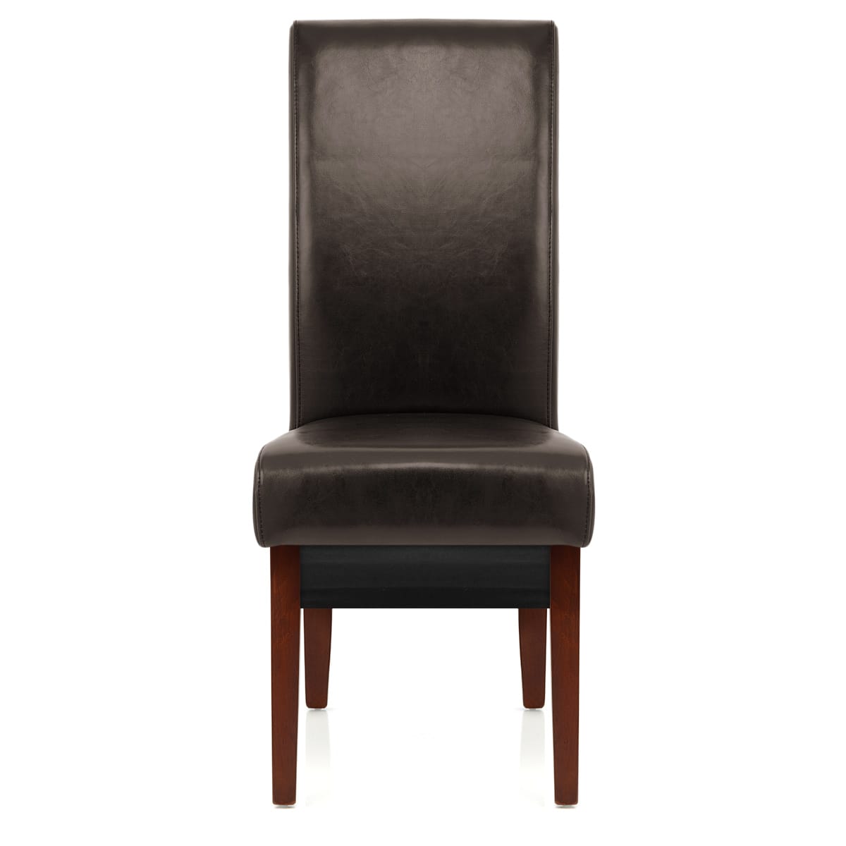 Sedia Pelle rigenerata Legno - Carlo Noce Marrone