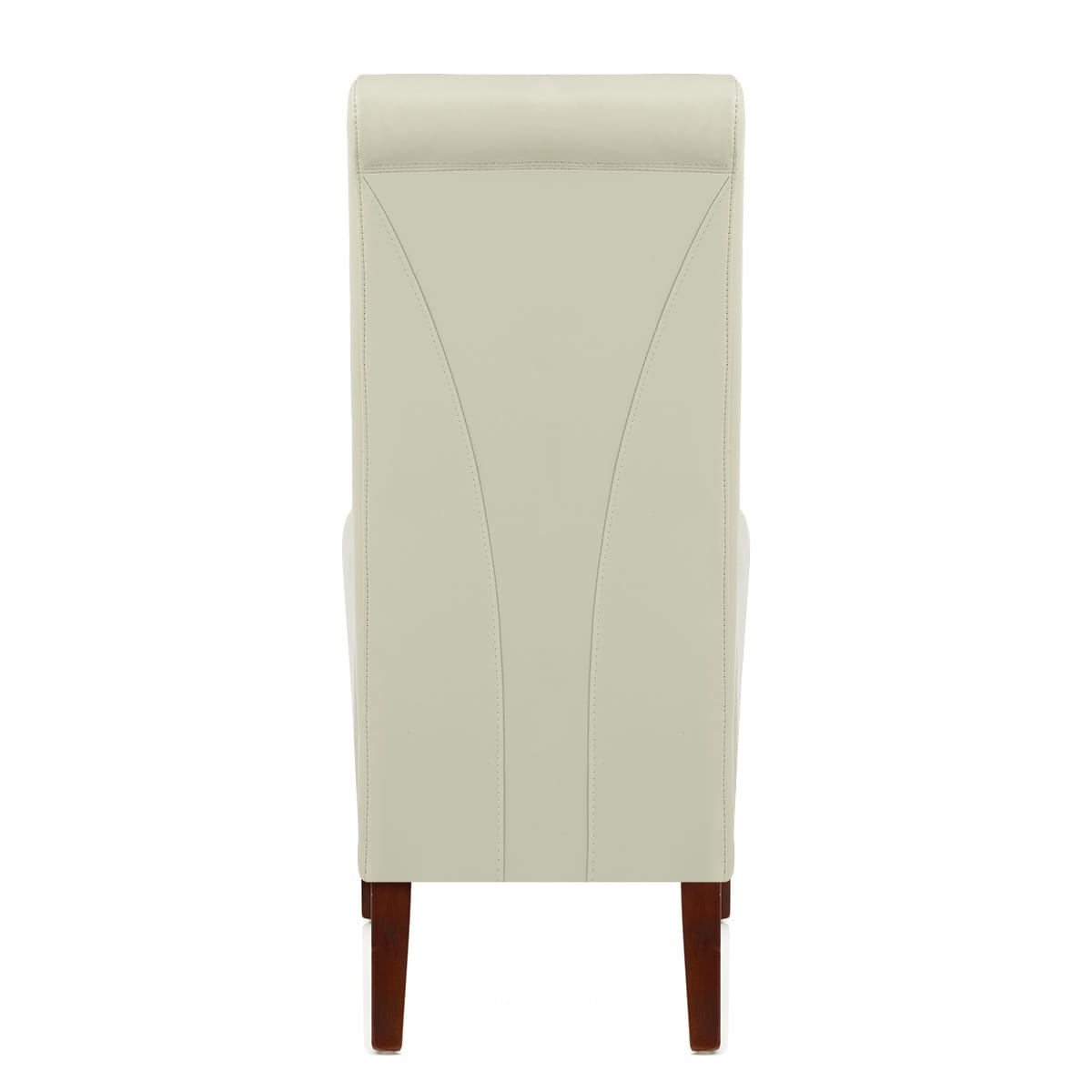 Sedia Pelle rigenerata Legno - Carlo Noce Crema
