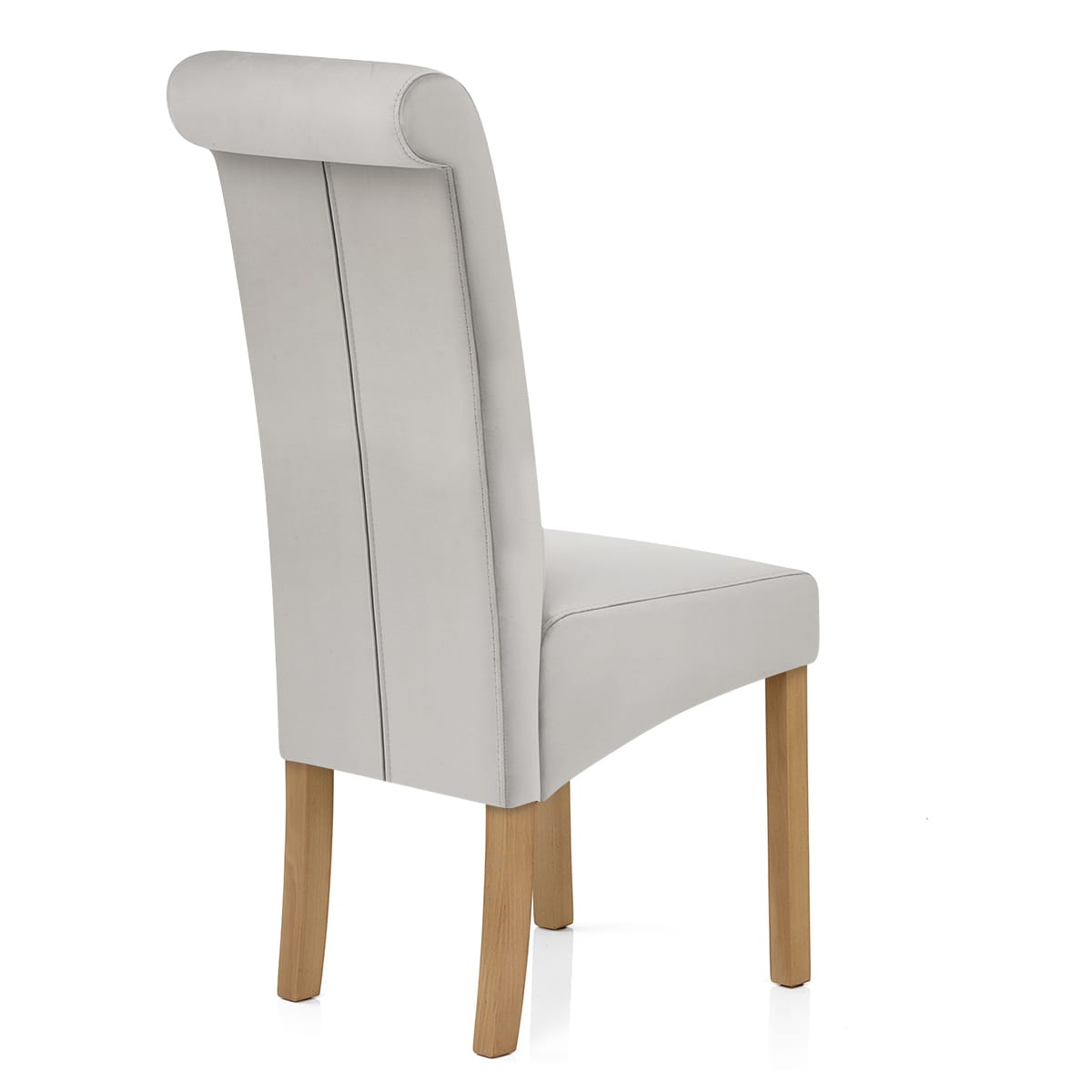 Sedia Velluto Legno - Carolina Grigio