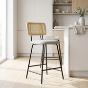 Sgabello Ecopelle - Cassis Grigio