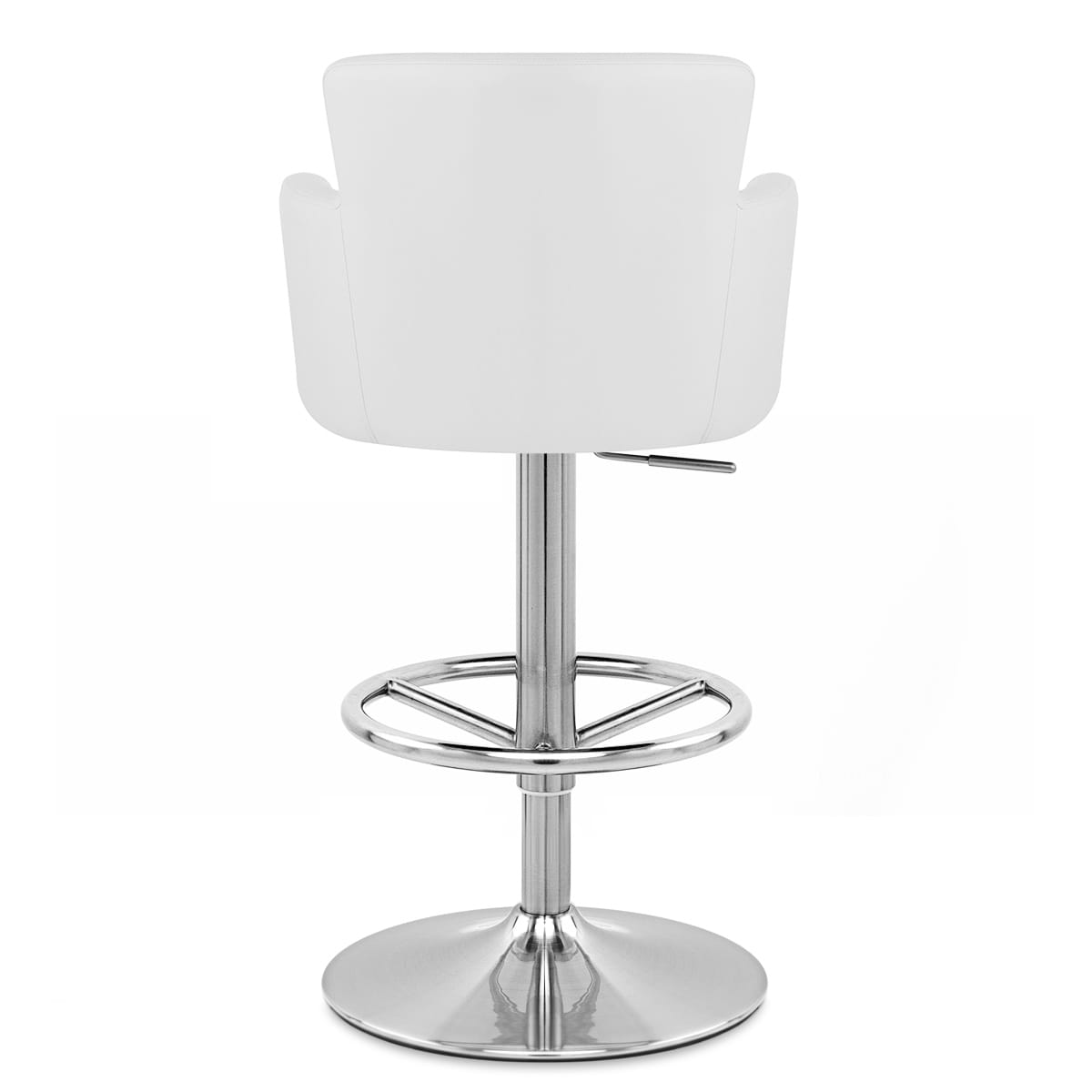 Sedia Ecopelle Cromo Satinato - Chateau Grigio