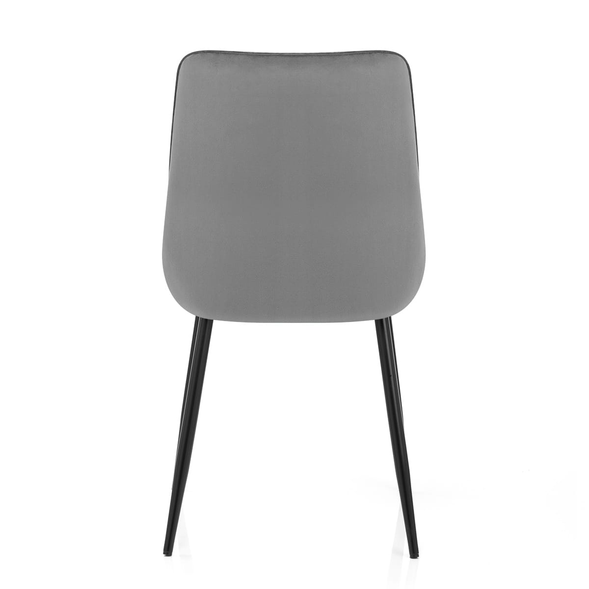 Sedia da pranzo Velluto - Chevy Grigio