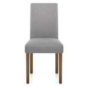 Sedia Tessuto Legno - Chicago Grigio