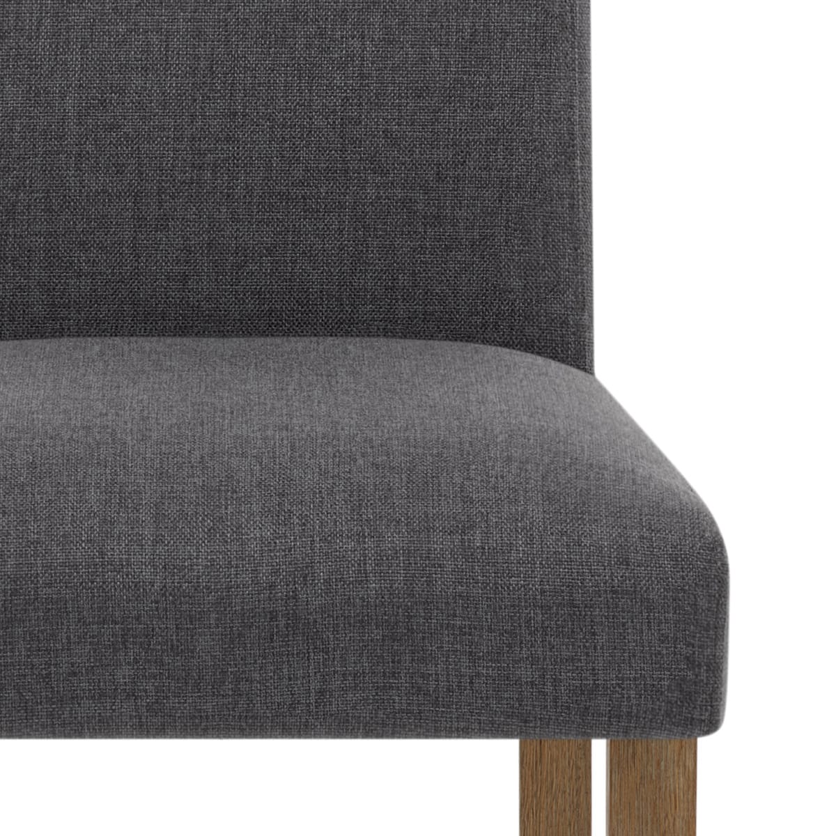 Sedia Tessuto Legno - Chicago Grigio scuro