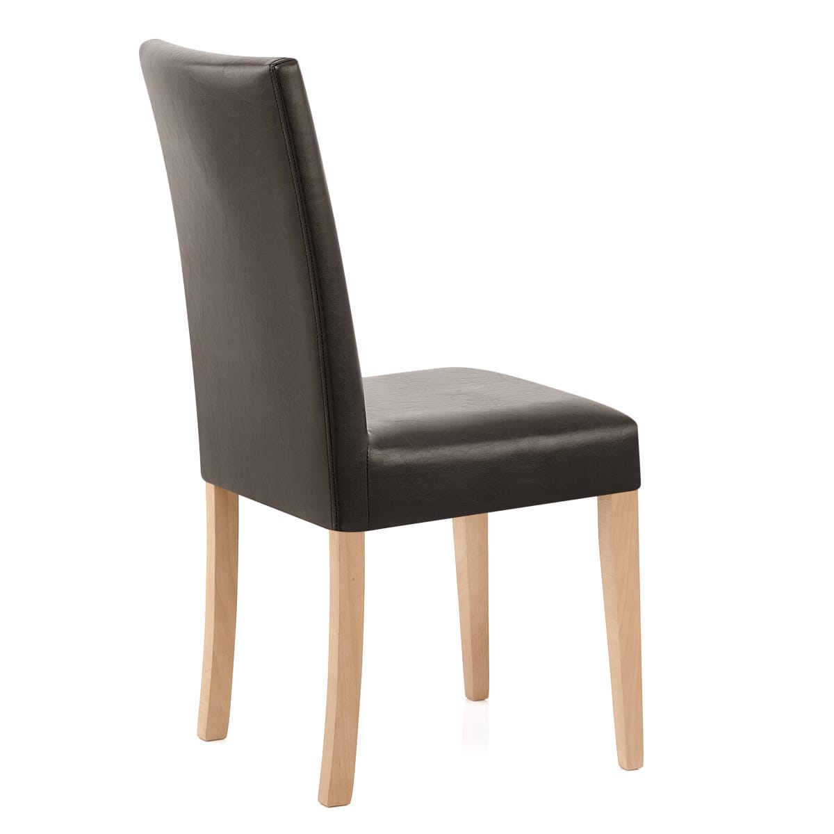 Sedia Pelle rigenerata Legno - Chicago Quercia Marrone