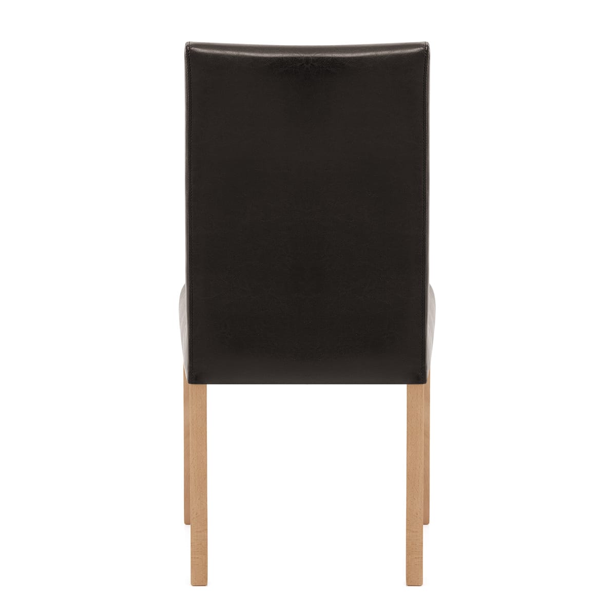 Sedia Pelle rigenerata Legno - Chicago Quercia Marrone