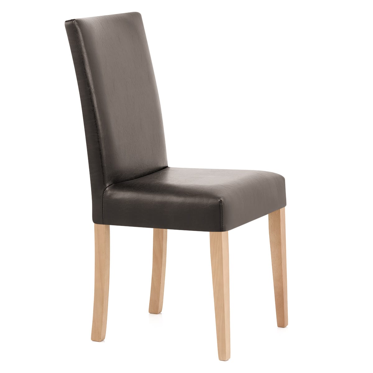 Sedia Pelle rigenerata Legno - Chicago Quercia Marrone