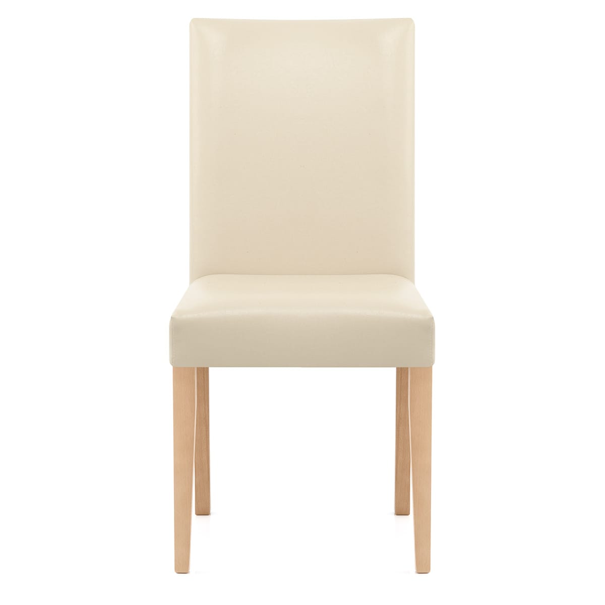 Sedia Pelle rigenerata Legno - Chicago Quercia Crema