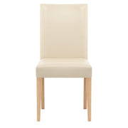 Sedia Pelle rigenerata Legno - Chicago Quercia Crema