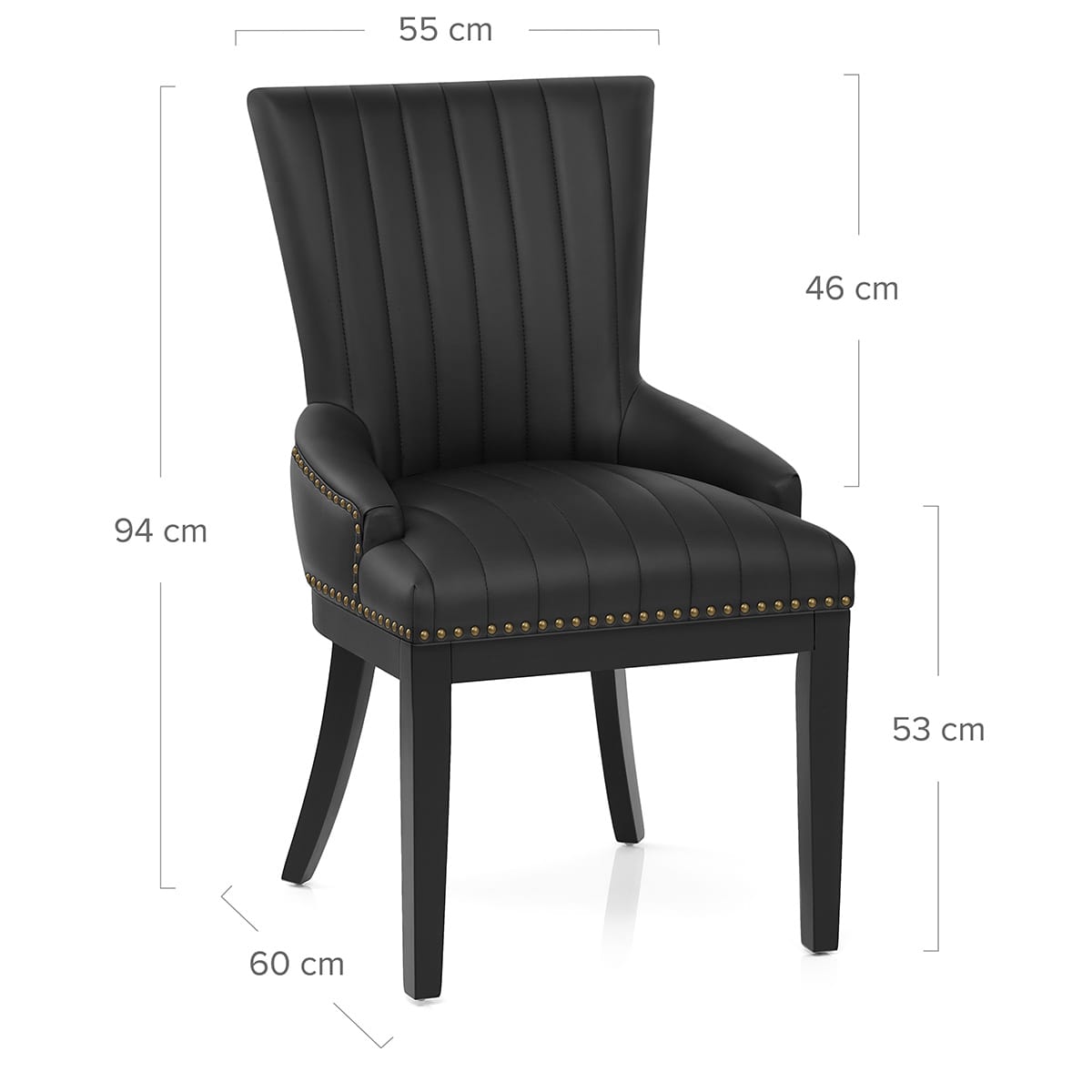 Sedia da pranzo Legno - Chiltern Nero