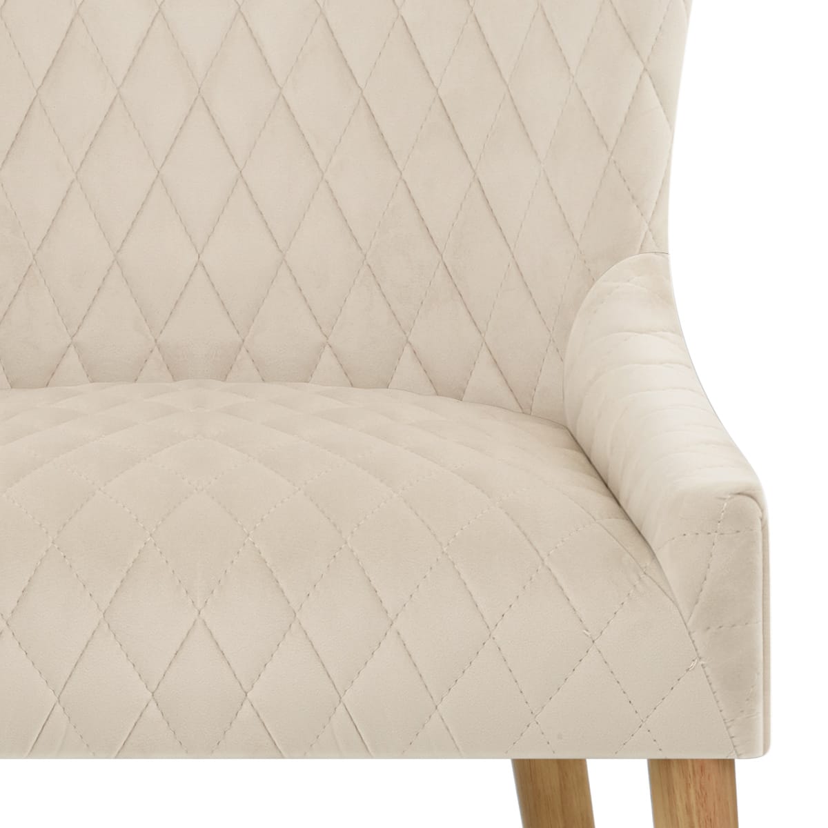 Sedia Velluto Quercia - City Crema