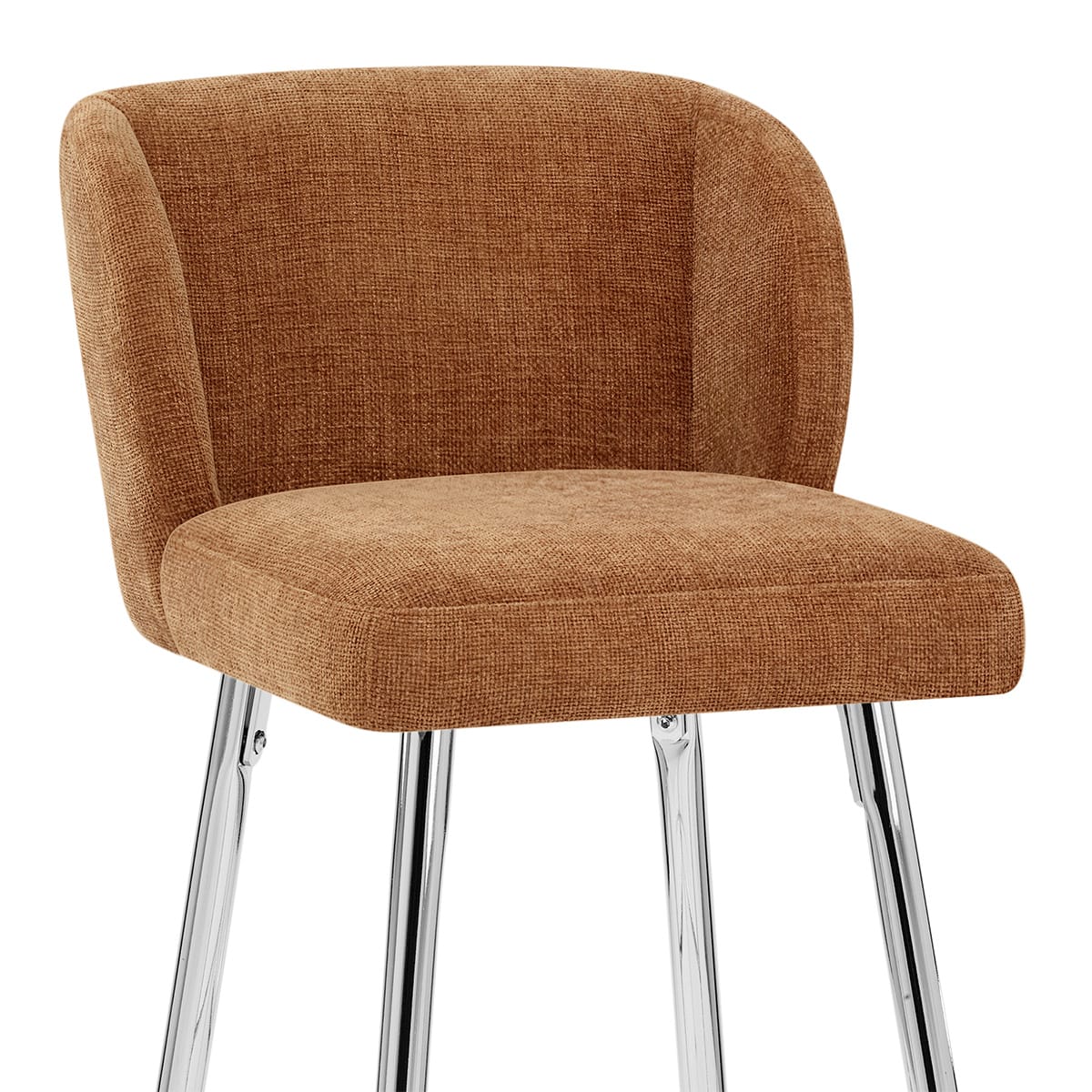 Sgabello Tessuto - Coast Marrone