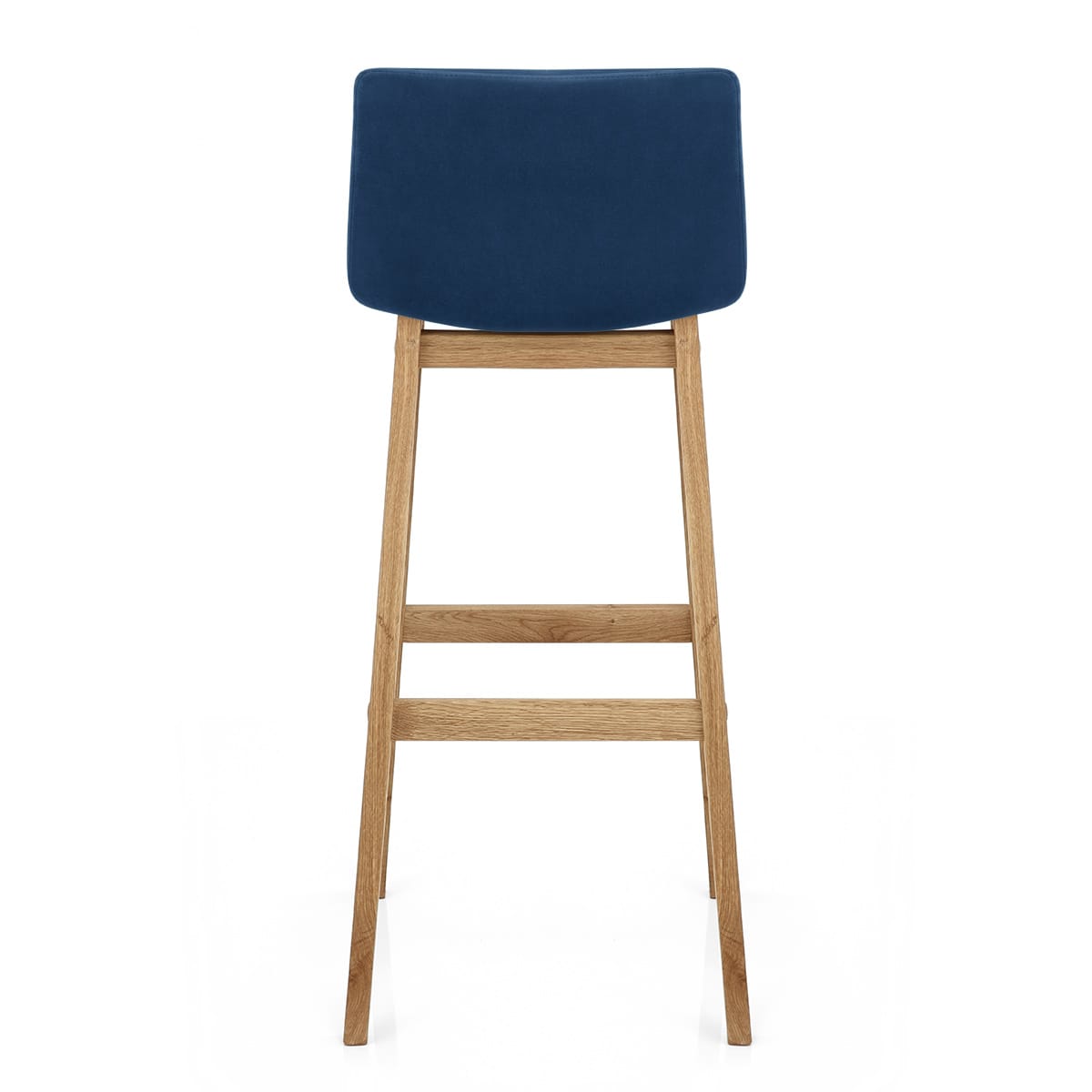 Sgabello Velluto Quercia - Colt Blu