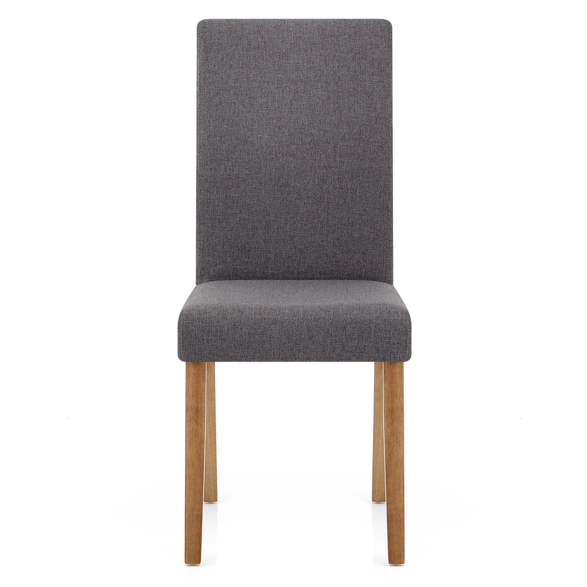 Sedia Legno Tessuto Quercia - Columbus Grigio