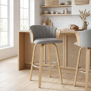 Sgabello Stoffa - Coral Grigio scuro