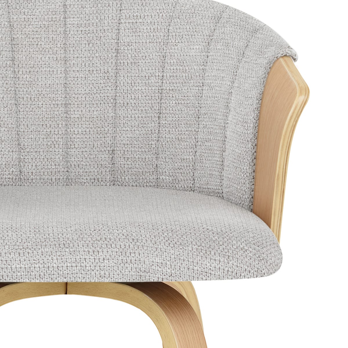 Sgabello Stoffa - Coral Grigio