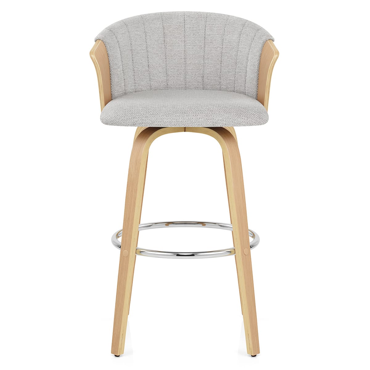 Sgabello Stoffa - Coral Grigio