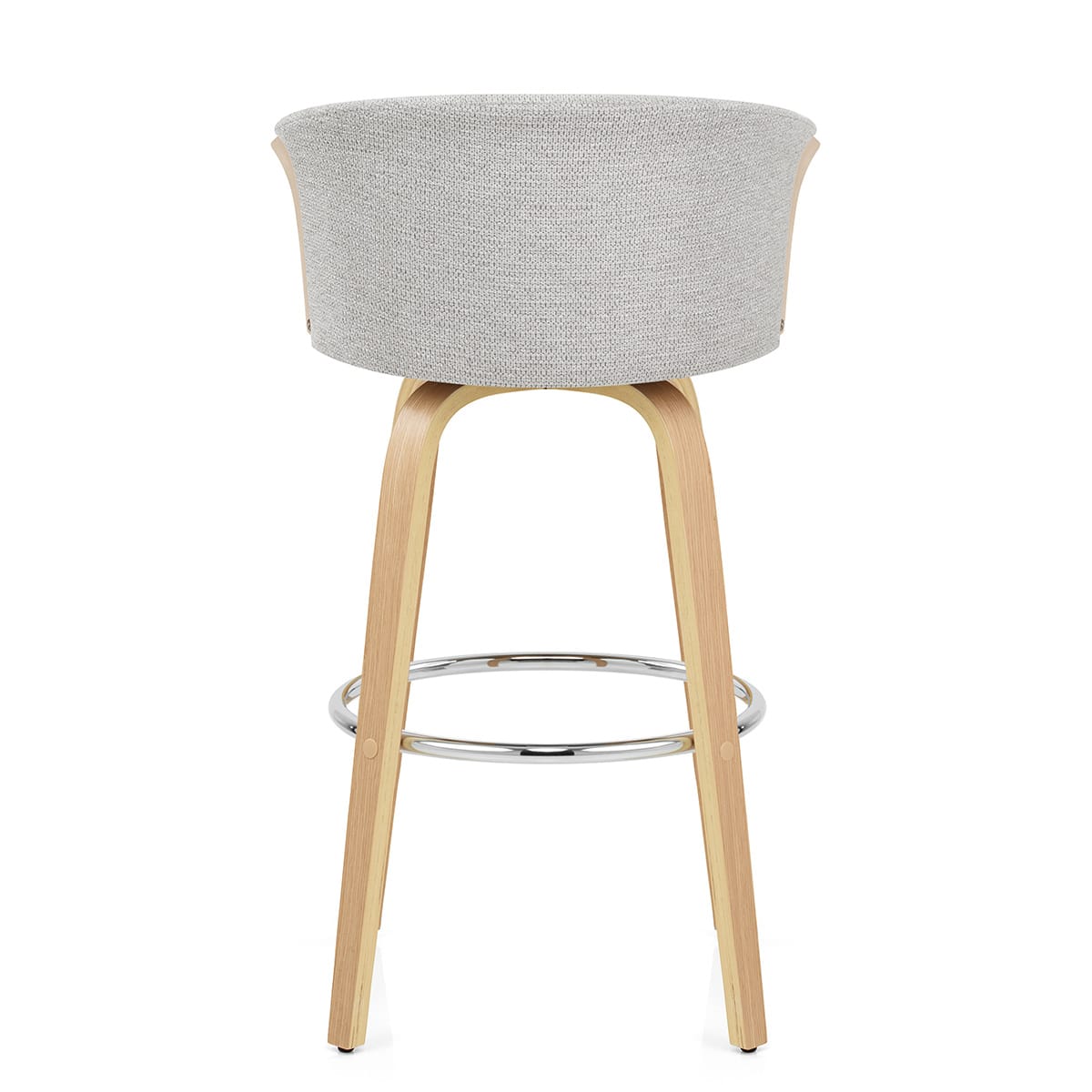 Sgabello Stoffa - Coral Grigio