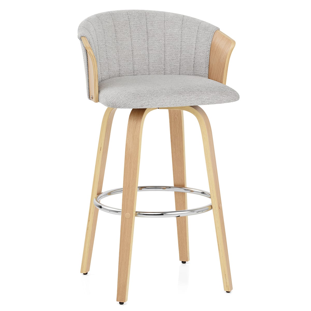 Sgabello Stoffa - Coral Grigio