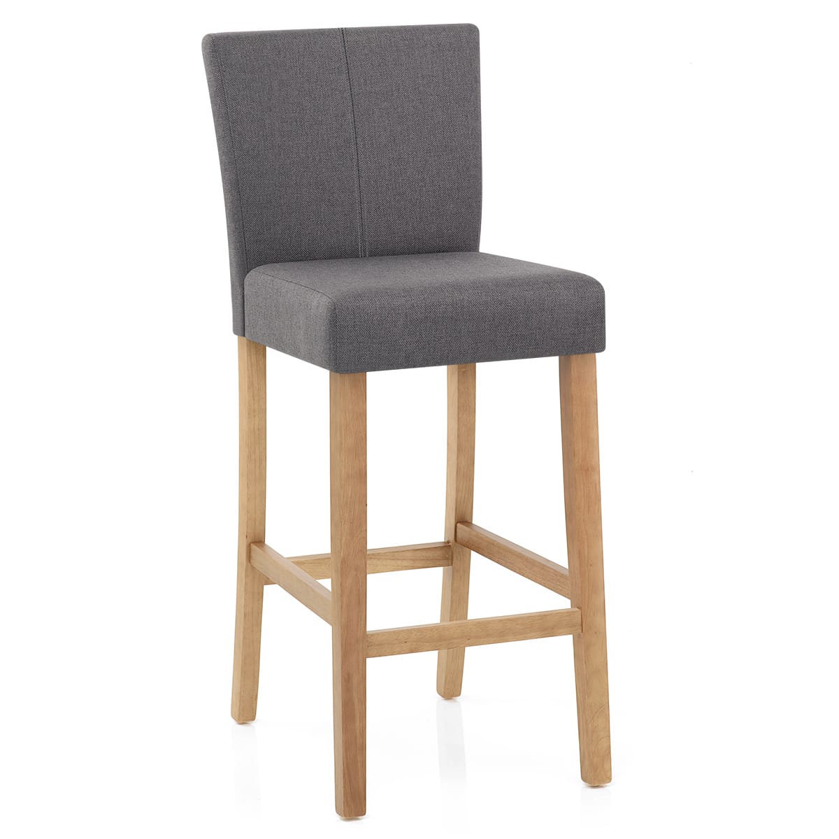 Sgabello Tessuto Rovere - Cornell Grigio