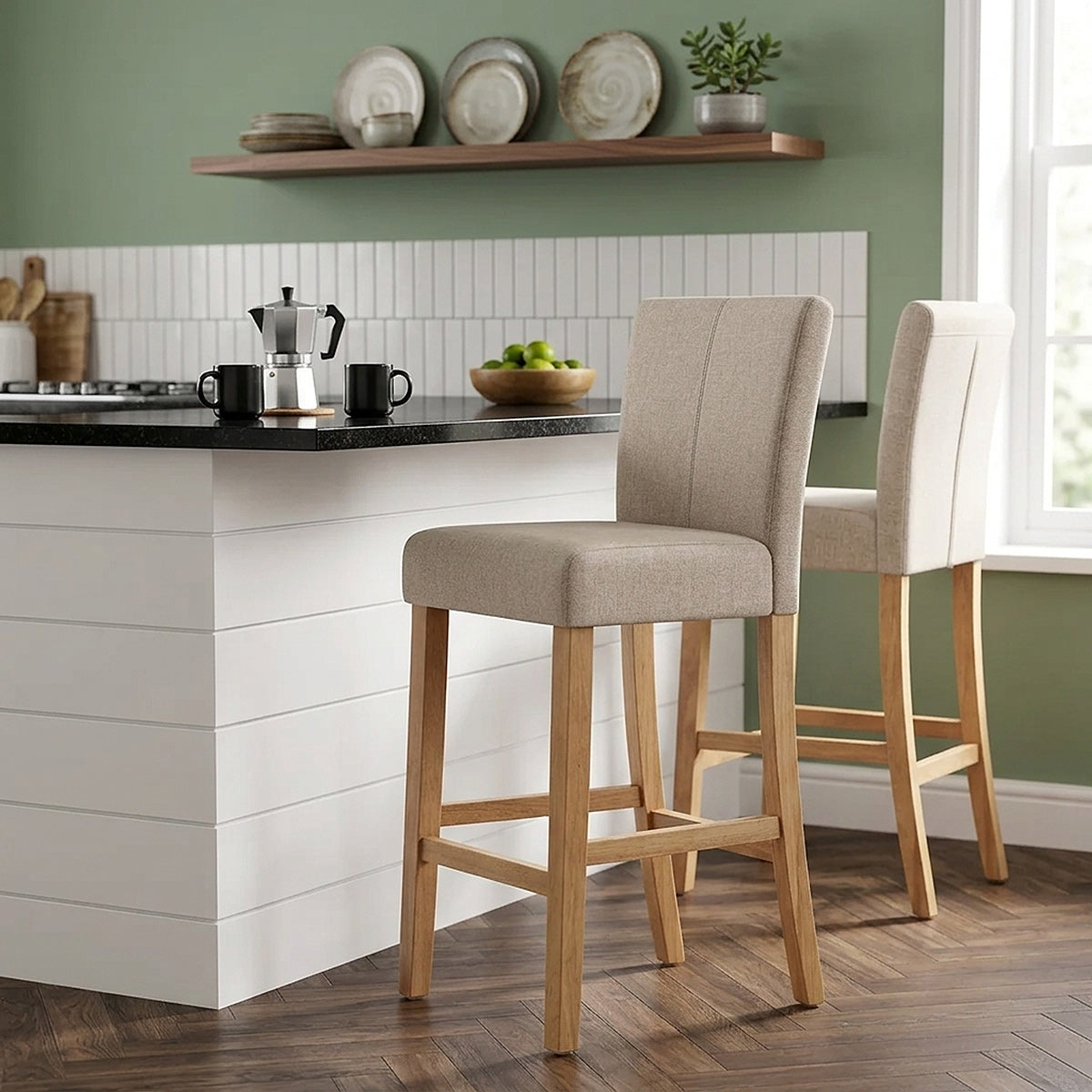 Sgabello Tessuto Rovere - Cornell Talpa