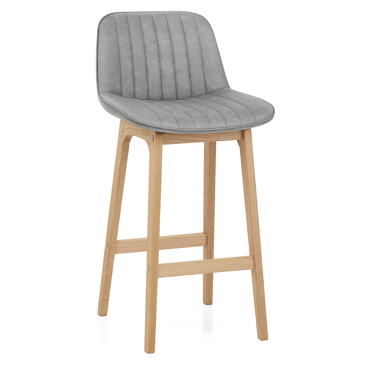 Sgabello Ecopelle - Cove Grigio