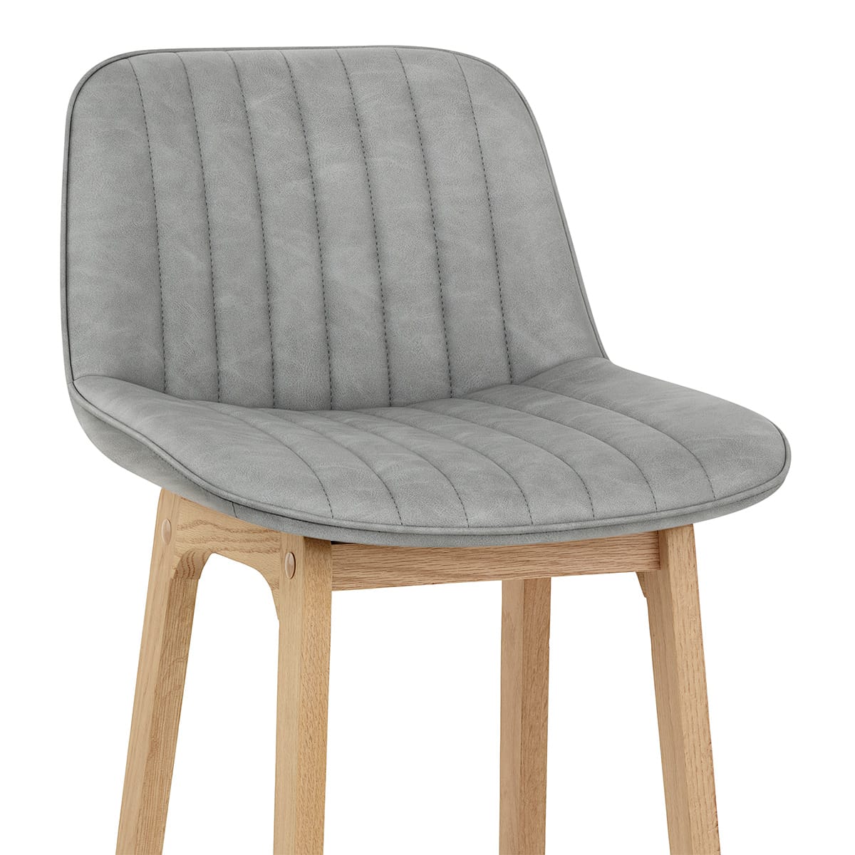 Sgabello Ecopelle - Cove Grigio