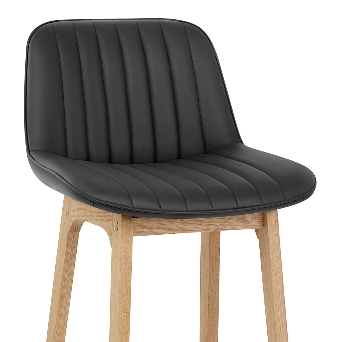 Sgabello Ecopelle - Cove Nero