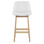 Sgabello Ecopelle - Cove Bianco